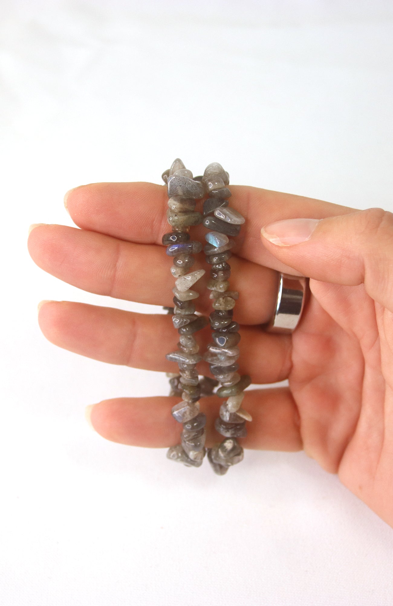 Labradorite Chip Bracelet
